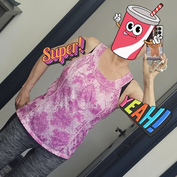 NordicTrack Yoga Fitness Tank Racer Back Built-in Coverage Size L 💪 👀 - Picture 13 of 14